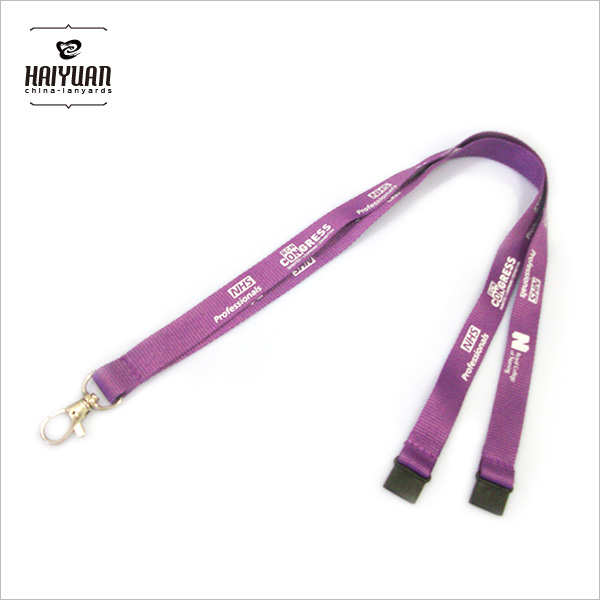 Cheap Custom Logo Silk Screen Printed Lanyard with No MOQ