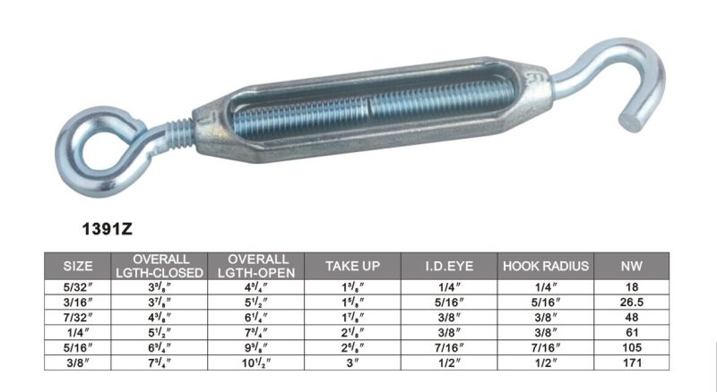 High Quality Stainless Steel Turnbuckles