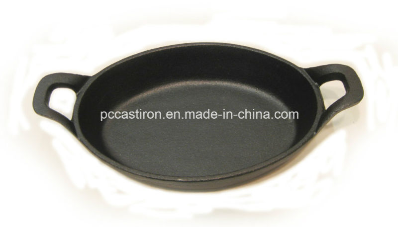 Preseasoned Cast Iron Mini Servering Pan Size 22X15cm