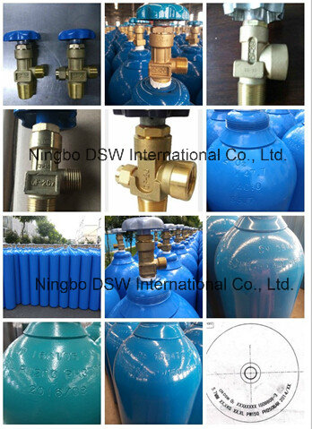 50L Seamless Steel Acetylene Oxygen Argon CO2 Nitrogen Gas Cylinder