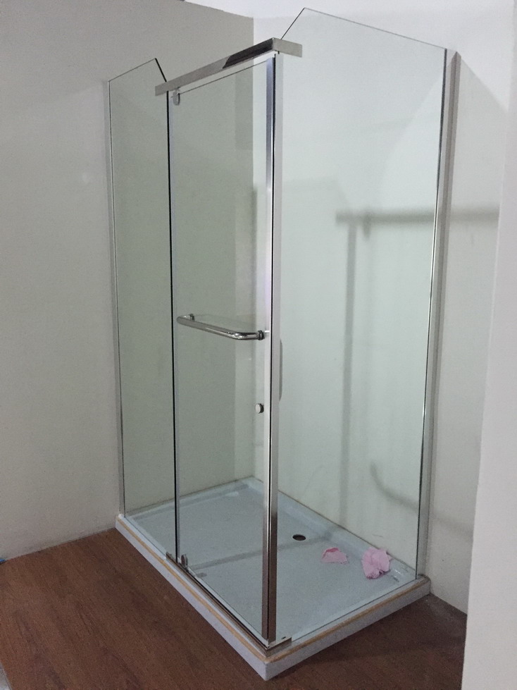 Low Tray 6cm Simple Square Shower Enclosure (ADL-8028B)