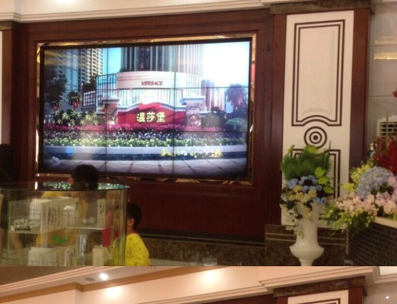 55 Inch 3.5mm Ultra Narrow Bezel with Samsung LCD TV Video Wall Screen for Advertising