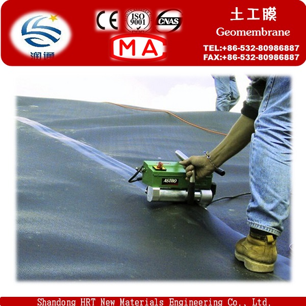 Black HDPE Plastic Sheet LDPE Geomembrane Suppliers for Road Project