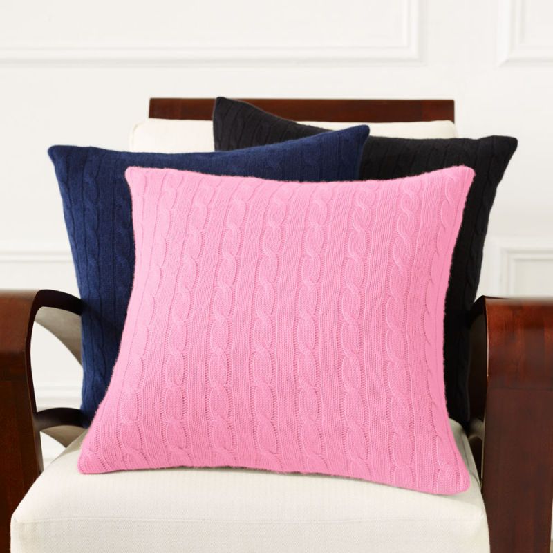 Good Quality Soft Knitted Plush Cushion Cover