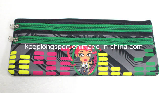 Insulated Full Colors Printing Neoprene Pencil Bag