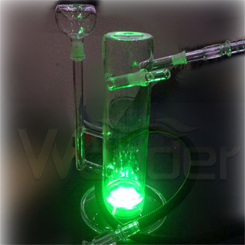 New Style Galss Hookah with LED and Leather Case