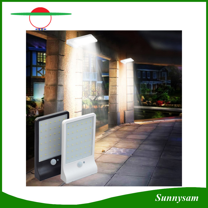 Wall Mounted Wireless Motion PIR Sensor 36 LED Solar Garden Light