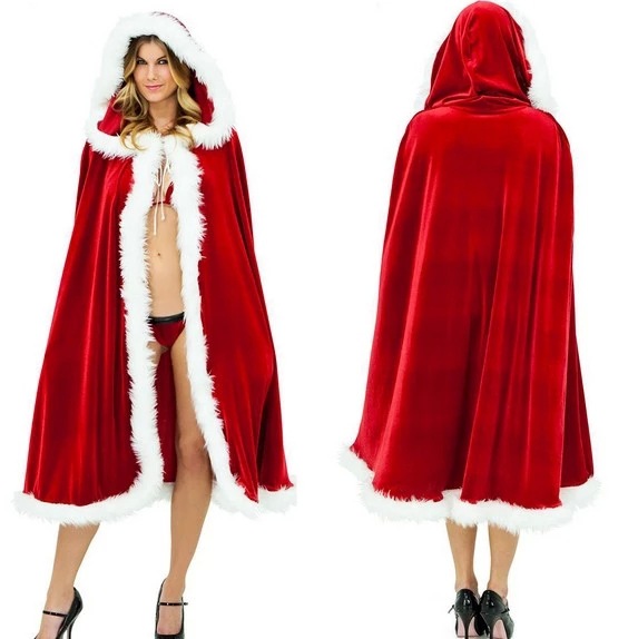 Popular Christmas Clothes Red Cloak