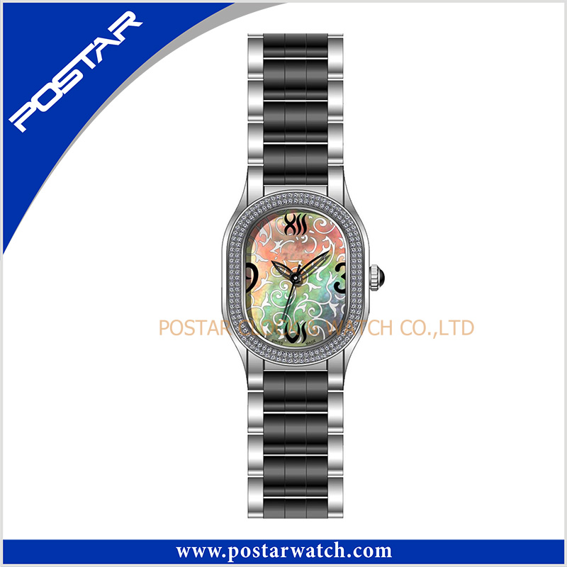 Multicolor Fashion Stainless Steel Watch Quartz Watch in IP Brown Plating