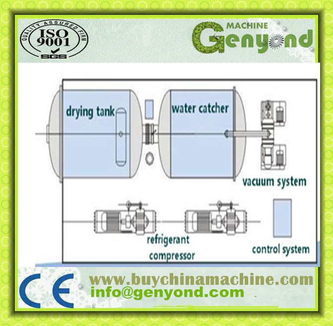 Round and Square Vacuum Freezing Dryer