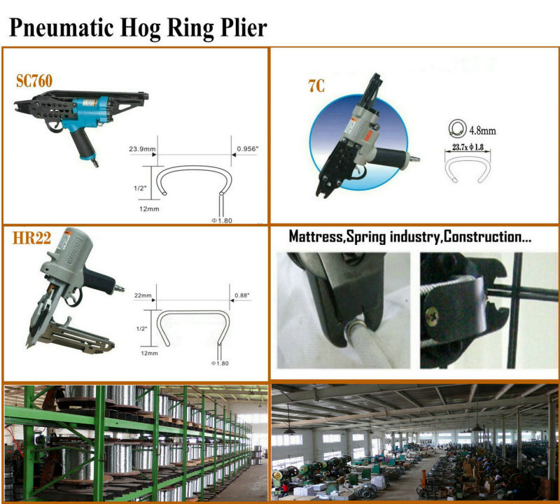 516g100 Hog Ring / C-Ring for Mattress