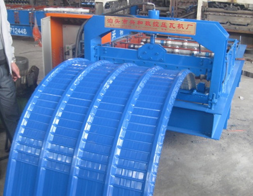 Glazed Tile Arch Curving Roofing Forming Machine