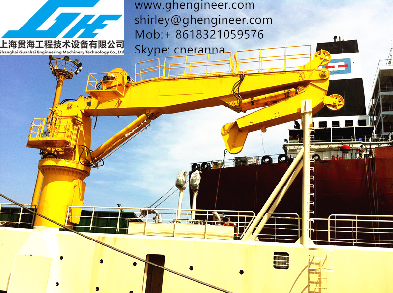 Knuckle Boom Marine Crane with Imported Hydraulic Components