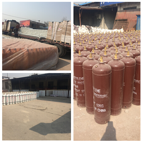 China 40L C2h2 Acetylene Cylinder Export Arab