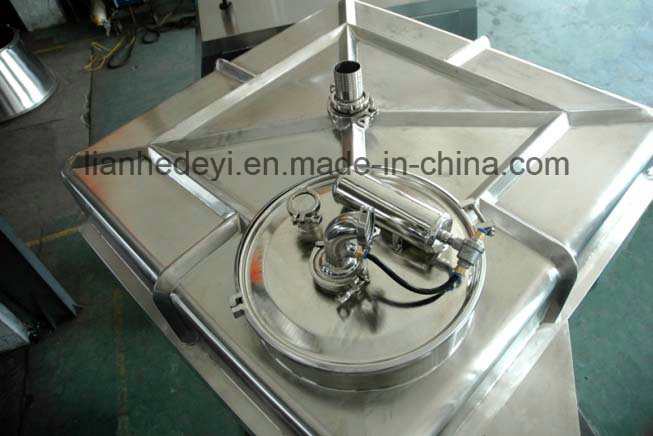 Pharmaceutical Machinery Square-Cone Type Mixer with Lifting Hopper