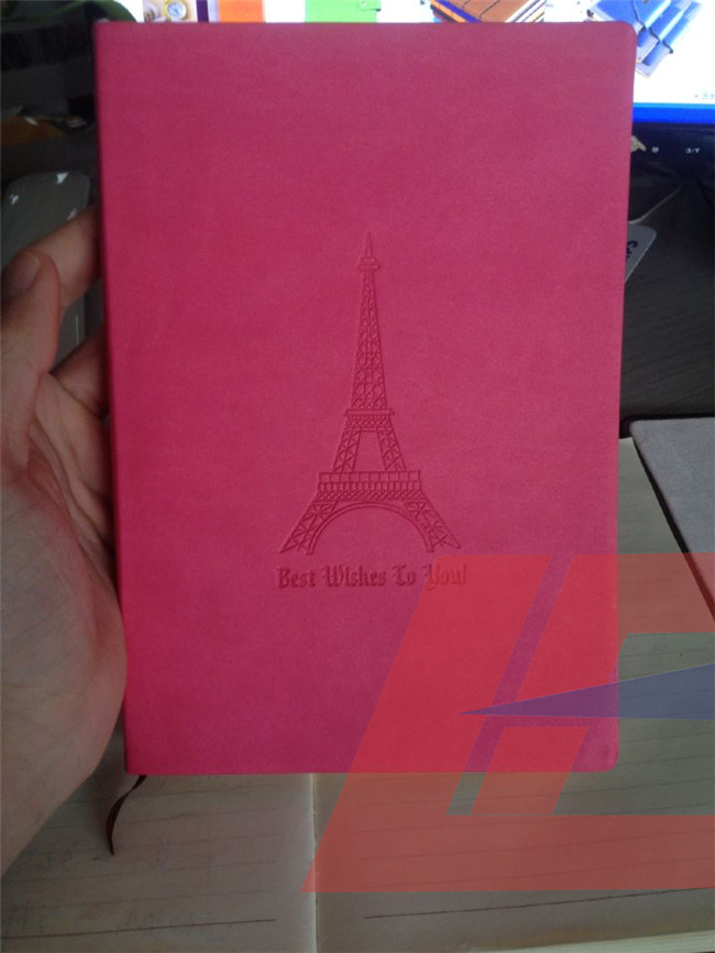 Colored PU Cover Leather Diary