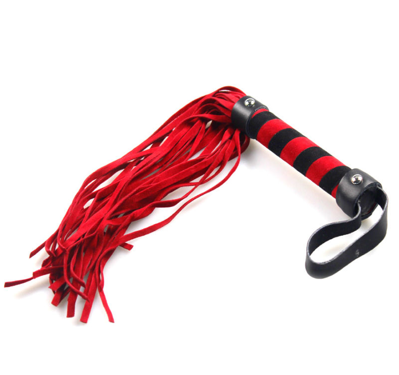 Fetish Whip for Sex Couples Suede Games Bdsm Bondage Good Hand Feel Sex Toys Strap