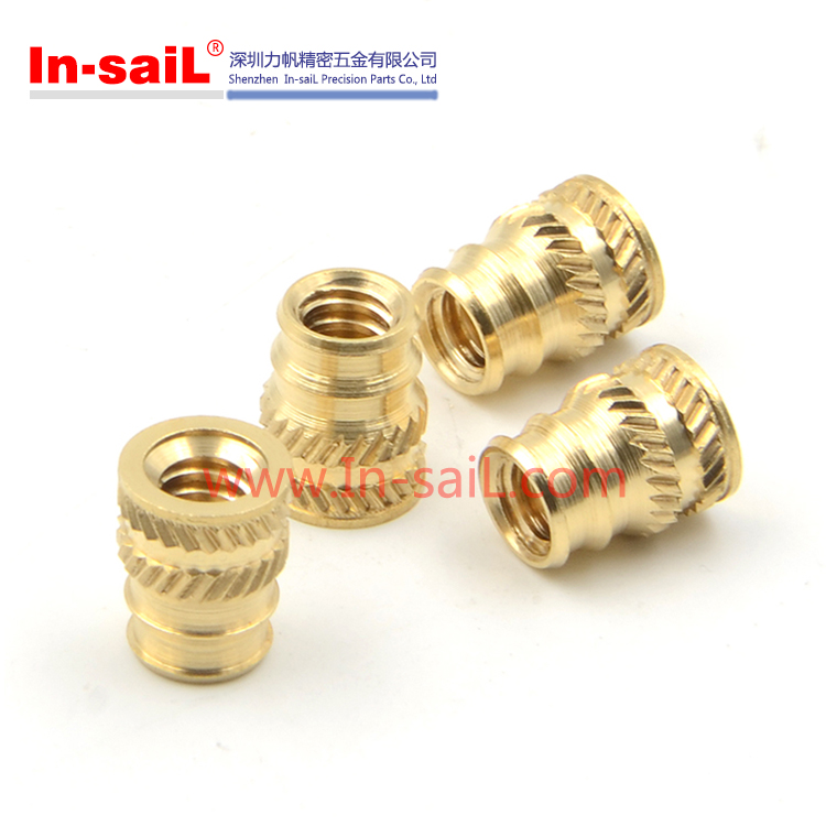 Ultrasonic Brass Threaded Inserts in Cell Phone Case Plastic Case