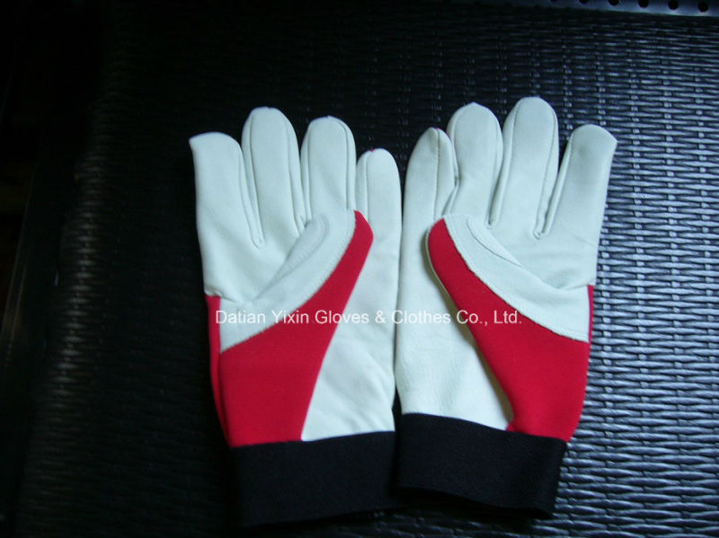 White Leather Glove-Cow Leather Glove-Work Glove-Safety Glove-Protected Glove