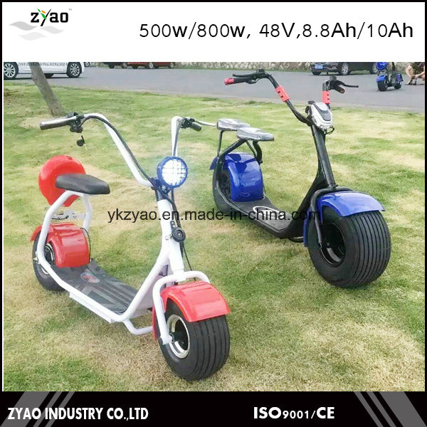 2016 Newest Two Wheels Colorful Customizable Citycoco Electric Scooter 800W/1000W Battery