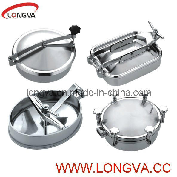 Elliptic Sanitary Stainless Steel Tank Manhole Cover