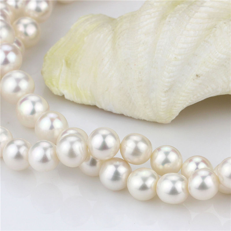 Natural Freshwater Pearl Strand AAA Near Roundnear 12mm Large Pearl Strand