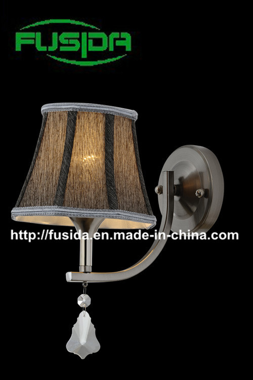 2014 New Design Square Cloth Wall Lamp (8148/1W0