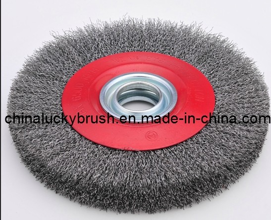 5 Inch Black Steel Wire Circular Brush Wheel (YY-044)