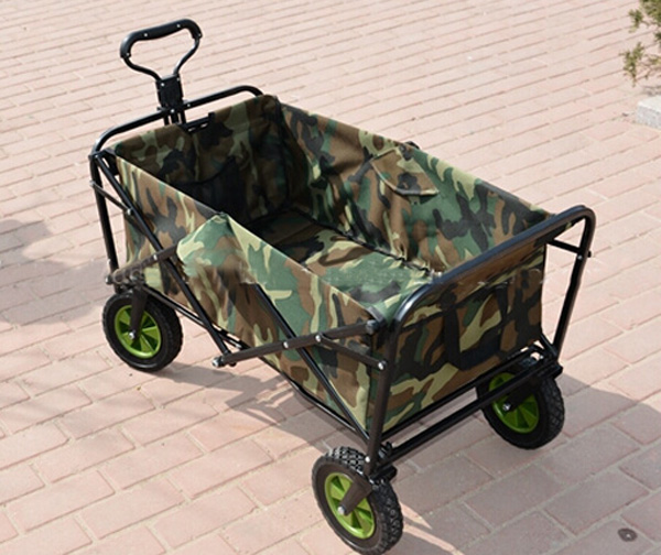 Heavy Duty Black Poly Folding Cart