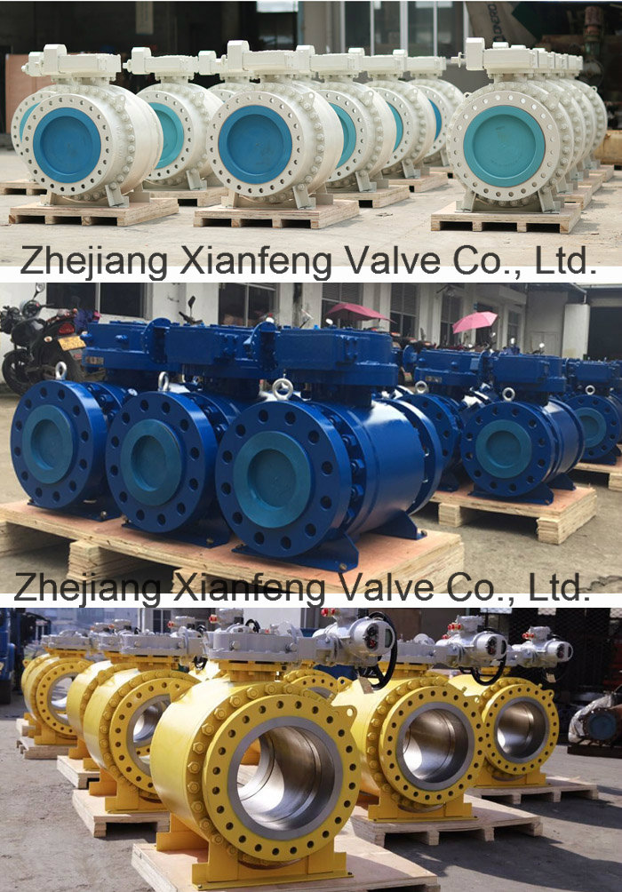 600lb Forged Steel Big Size Fixed Flange End Ball Valve