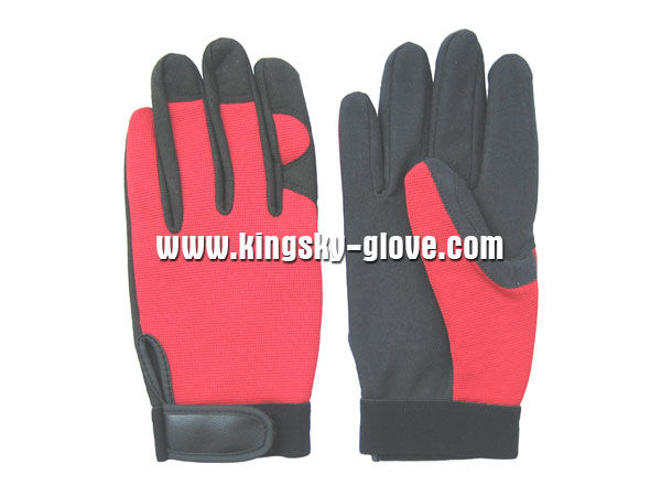 Microfiber Palm Reinforced Thumb Mechanic Working Glove