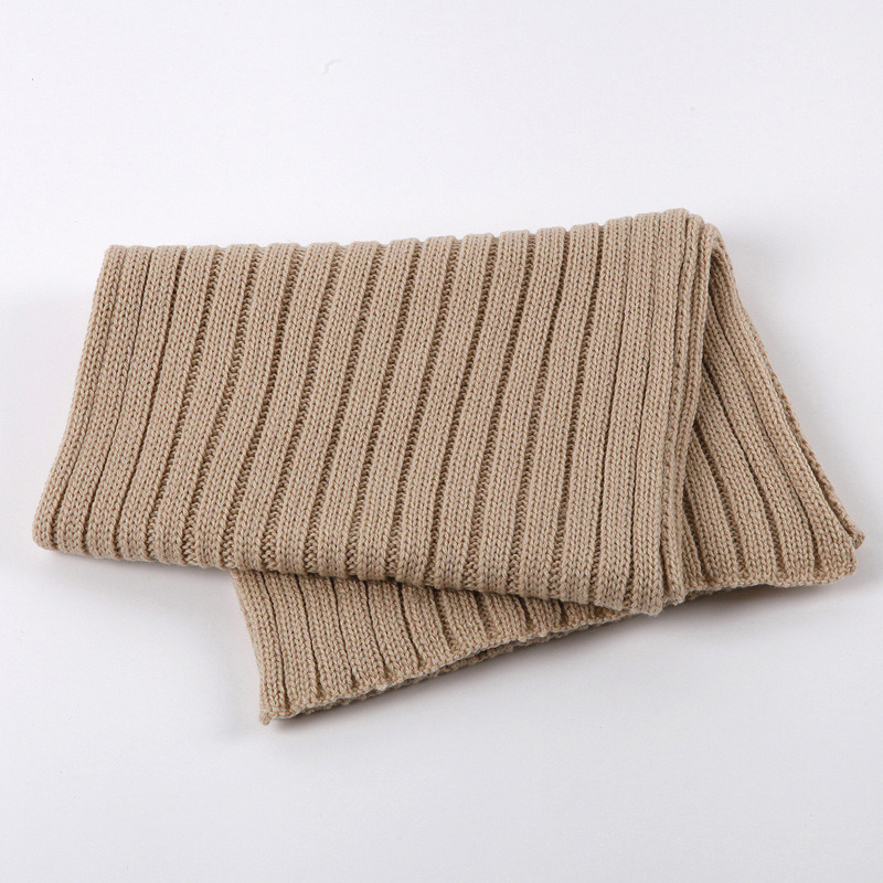 Rib Pattern Knitted Scarf Winter Circle Loop Scarf (SK106)