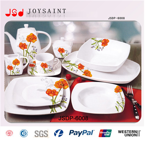 Hot Selling Squared Dinner Set (JSD116-S022)