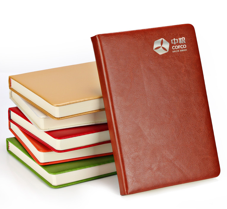 New Fancy PU Leather Hardcover Notebook Printing