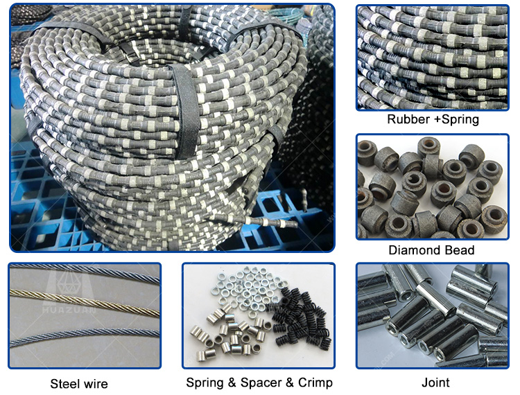 10.5/11.5mm Diamond Wire Saw for Reinforced Concrete