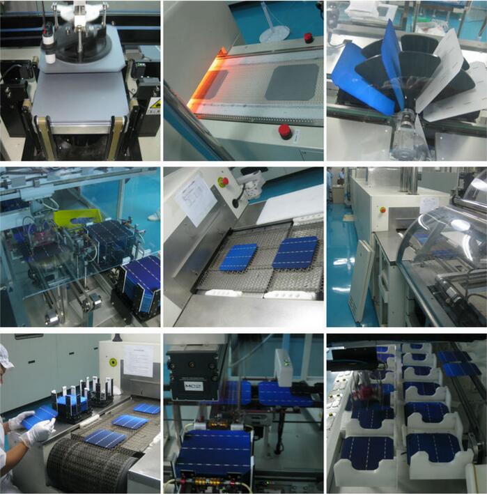 156*156mm Low Price Poly Mono Solar Cell for Solar Panel