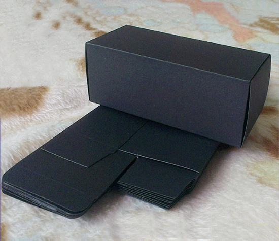 Simple Plain Paper Gift Folding Boxes for Candles