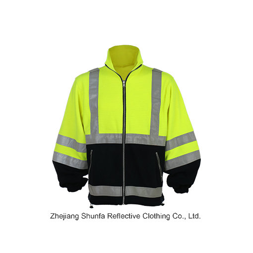 Sudadera De Seguridad Reflectante Chaqueta 100% Polyester Safety Reflective Sweatshirt