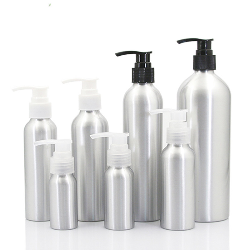 Aluminum Bottle with Lotion Pump (NAL07)