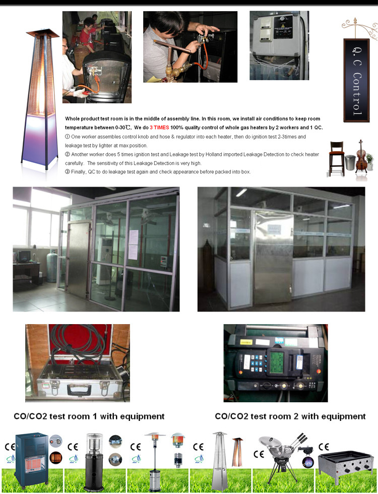 Portable Infrared Gas Heater Indoors with CE