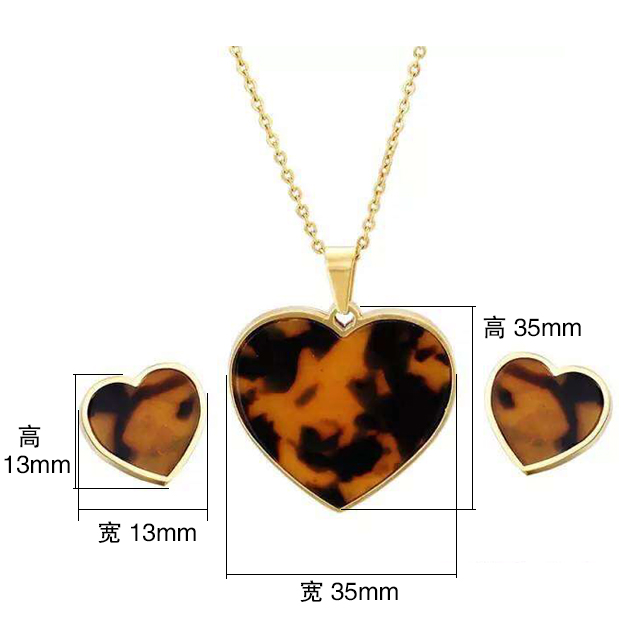 Fashion Jewelry Sets, Stainless Steel Jewelry Care Jewelry Set (hdx1127)