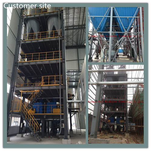 Dry Granulating complete equipment for formula fertilizers for phosphate rock powder