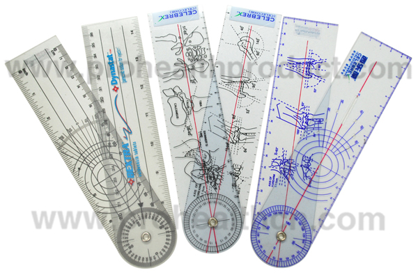 Plastic Medical Goniometer Ruler