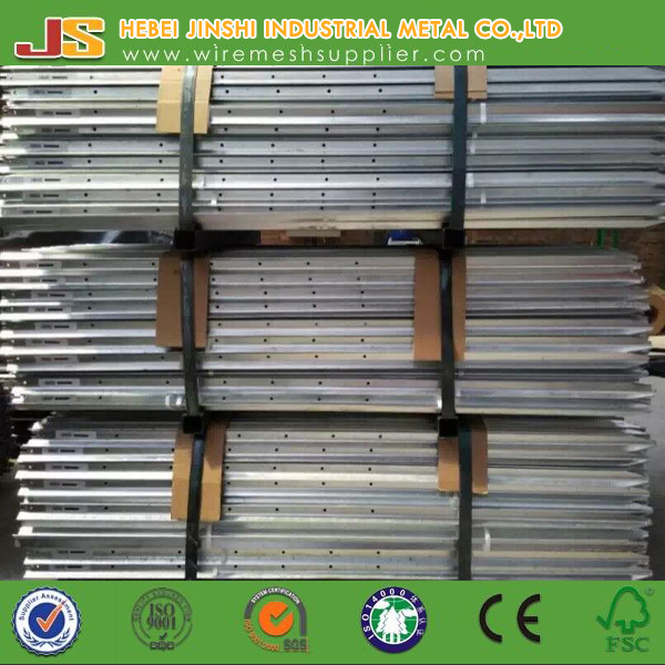 Hot-Dipped Galvanized Frame Finishing Y Type Post Star Picket Made in China