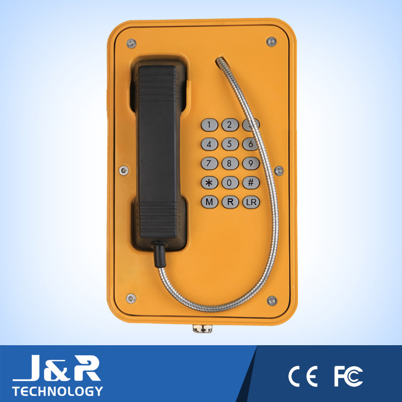 Tunnel Wireless Telephone, Robust Telephone for Industry, Watertight Phone, SIP Phone for Mining