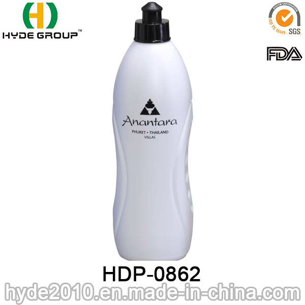 750ml BPA Free PE Tavel Water Bottle, Plastic Sport Water Bottle (HDP-0862)