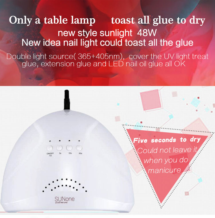 48W CCFL and UV LED Hand Figher Nail Dryer