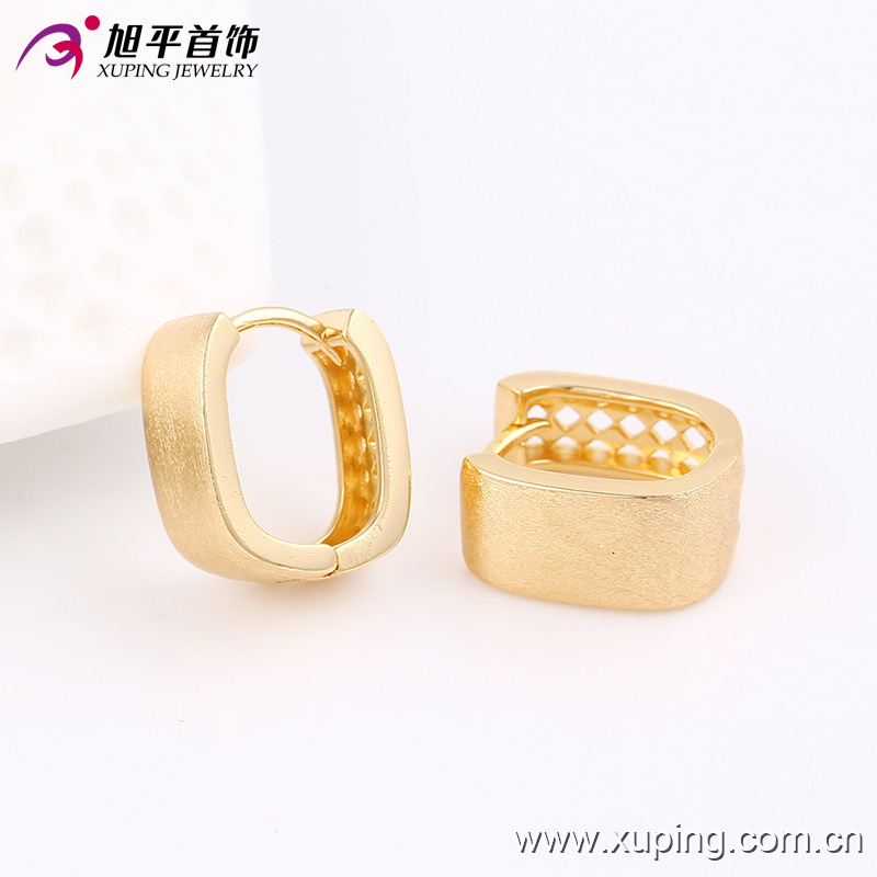 Popular Fashion Simple Gold-Plated Jewelry Hoop Earring - 90856