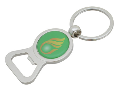 Metal Blank Keyring, Key Chain with Bottle Opener (GZHY-KA-063)