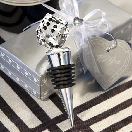 Fashionable Wedding Gift Crystal Heart-Shaped Bottle Wine Stoppers